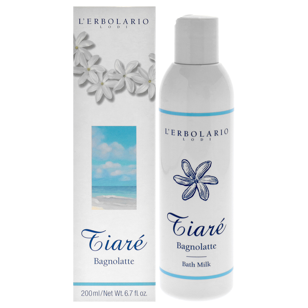 Bath Milk - Tiare by LErbolario for Unisex - 6.7 oz Foam